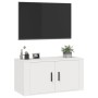 Mueble para TV de pared blanco 80x34,5x40 cm