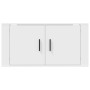 Mueble para TV de pared blanco 80x34,5x40 cm