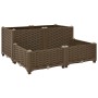 Flower bed 80x80x38 cm polypropylene by vidaXL, Pots and planters - Ref: Foro24-316523, Price: 60,17 €, Discount: %