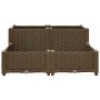 Flower bed 80x80x38 cm polypropylene by vidaXL, Pots and planters - Ref: Foro24-316523, Price: 60,17 €, Discount: %