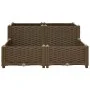 Flower bed 80x80x38 cm polypropylene by vidaXL, Pots and planters - Ref: Foro24-316523, Price: 67,08 €, Discount: %