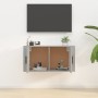 Mueble para TV de pared gris hormigón 80x34,5x40 cm en Muebles TV | Comprar online en Foro24