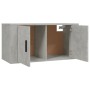 Mueble para TV de pared gris hormigón 80x34,5x40 cm en Muebles TV | Comprar online en Foro24