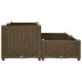 Flower bed 80x80x38 cm polypropylene by vidaXL, Pots and planters - Ref: Foro24-316523, Price: 67,08 €, Discount: %