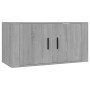 Mueble para TV de pared gris Sonoma 80x34,5x40 cm en Muebles TV | Comprar online en Foro24