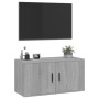Mueble para TV de pared gris Sonoma 80x34,5x40 cm en Muebles TV | Comprar online en Foro24