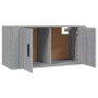 Mueble para TV de pared gris Sonoma 80x34,5x40 cm en Muebles TV | Comprar online en Foro24