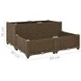 Flower bed 80x80x38 cm polypropylene by vidaXL, Pots and planters - Ref: Foro24-316523, Price: 67,08 €, Discount: %