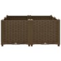 Polypropylene flower bed 80x80x38 cm by vidaXL, Pots and planters - Ref: Foro24-316525, Price: 58,85 €, Discount: %