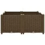 Polypropylene flower bed 80x80x38 cm by vidaXL, Pots and planters - Ref: Foro24-316525, Price: 72,03 €, Discount: %