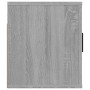 Mueble para TV de pared gris Sonoma 100x34,5x40 cm