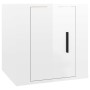 Muebles para TV de pared 2 uds blanco brillante 40x34,5x40 cm en Muebles TV | Comprar online en Foro24