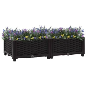 Blumenbeet 80x40x23 cm Polypropylen von vidaXL, Töpfe und Pflanzgefäße - Ref: Foro24-316527, Preis: 39,25 €, Rabatt: %