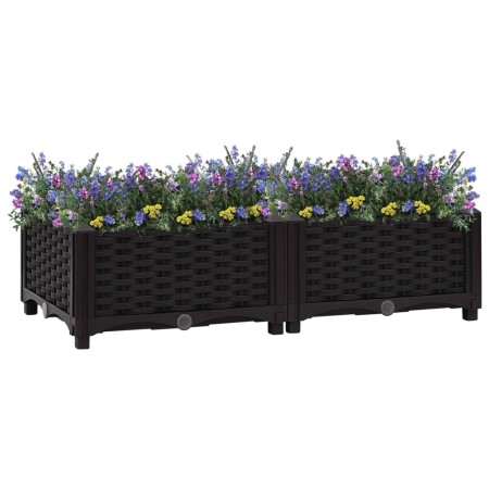 Blumenbeet 80x40x23 cm Polypropylen von vidaXL, Töpfe und Pflanzgefäße - Ref: Foro24-316527, Preis: 39,72 €, Rabatt: %
