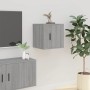 Muebles para TV de pared 2 uds gris Sonoma 40x34,5x40 cm en Muebles TV | Comprar online en Foro24