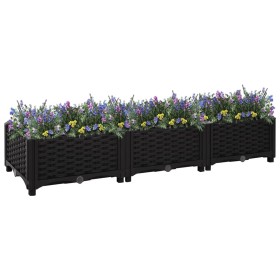 Blumenbeet 120x40x23 cm Polypropylen von vidaXL, Töpfe und Pflanzgefäße - Ref: Foro24-316528, Preis: 54,99 €, Rabatt: %