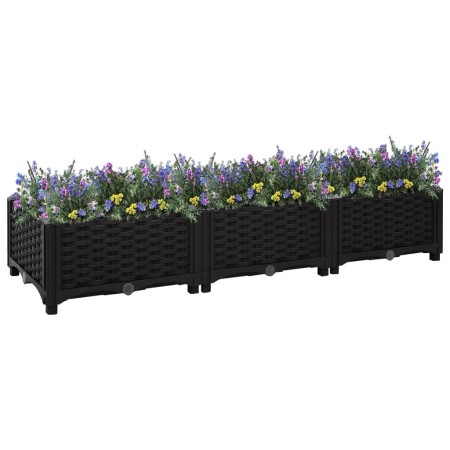Blumenbeet 120x40x23 cm Polypropylen von vidaXL, Töpfe und Pflanzgefäße - Ref: Foro24-316528, Preis: 54,99 €, Rabatt: %