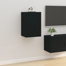 Mueble para TV de pared negro 40x34,5x60 cm Mueble para TV de pared negro 40x34,5x60 cm