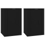Muebles para TV de pared 2 uds negro 40x34,5x60 cm en Muebles TV | Comprar online en Foro24