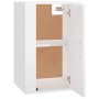 Mueble para TV de pared blanco brillante 40x34,5x60 cm en Muebles TV | Comprar online en Foro24
