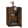 Mueble para TV de pared roble ahumado 40x34,5x60 cm