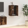 Mueble para TV de pared roble ahumado 40x34,5x60 cm