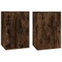 Muebles para TV de pared 2 uds roble ahumado 40x34,5x60 cm en Muebles TV | Comprar online en Foro24