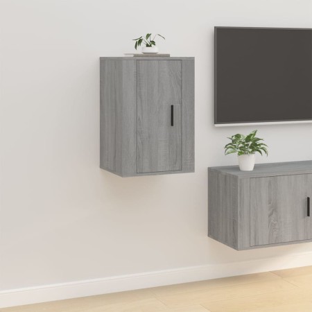 Mueble para TV de pared gris Sonoma 40x34,5x60 cm en Muebles TV | Comprar online en Foro24