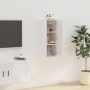 Mueble para TV de pared blanco brillante 40x34,5x80 cm en Muebles TV | Comprar online en Foro24