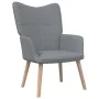 Relaxsessel mit hellgrauem Stoffhocker von vidaXL, Sessel - Ref: Foro24-327930, Preis: 150,34 €, Rabatt: %