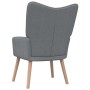 Sillón de relax con taburete tela gris claro de vidaXL, Sillones - Ref: Foro24-327930, Precio: 153,03 €