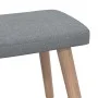 Relaxsessel mit hellgrauem Stoffhocker von vidaXL, Sessel - Ref: Foro24-327930, Preis: 150,34 €, Rabatt: %