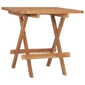 Folding garden table solid teak wood 50x50x50 cm by vidaXL, Garden tables - Ref: Foro24-315454, Price: 57,55 €, Discount: %