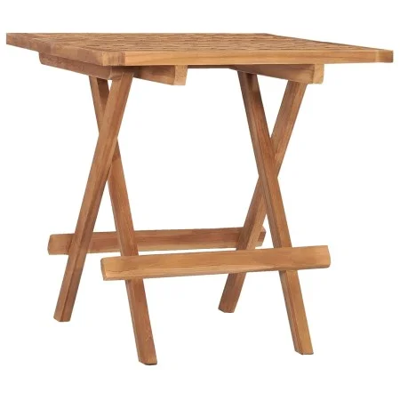 Folding garden table solid teak wood 50x50x50 cm by vidaXL, Garden tables - Ref: Foro24-315454, Price: 57,55 €, Discount: %