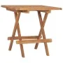 Folding garden table solid teak wood 50x50x50 cm by vidaXL, Garden tables - Ref: Foro24-315454, Price: 57,55 €, Discount: %