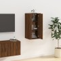 Mueble para TV de pared roble marrón 40x34,5x80 cm en Muebles TV | Comprar online en Foro24