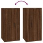 Mueble para TV de pared roble marrón 40x34,5x80 cm en Muebles TV | Comprar online en Foro24