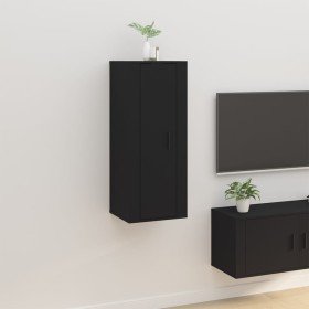 Mueble para TV de pared negro 40x34,5x100 cm Mueble para TV de pared negro 40x34,5x100 cm