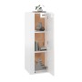 Mueble para TV de pared blanco brillante 40x34,5x100 cm