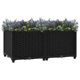 Flower bed 80x40x38 cm polypropylene by vidaXL, Pots and planters - Ref: Foro24-316531, Price: 55,99 €, Discount: %