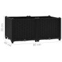 Blumenbeet 80x40x38 cm Polypropylen von vidaXL, Töpfe und Pflanzgefäße - Ref: Foro24-316531, Preis: 57,44 €, Rabatt: %