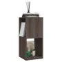 Rotating wardrobe in gray and Sonoma chipboard 34.5x34.5x75.5 cm by vidaXL, Bookcases and shelves - Ref: Foro24-339561, Price...