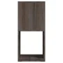 Rotating wardrobe in gray and Sonoma chipboard 34.5x34.5x75.5 cm by vidaXL, Bookcases and shelves - Ref: Foro24-339561, Price...