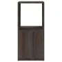 Drehschrank aus grauen und Sonoma-Spanplatten 34,5x34,5x75,5 cm von vidaXL, Bücherregale und Regale - Ref: Foro24-339561, Pre...