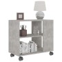 Concrete gray plywood side table 70x35x55 cm by vidaXL, Side tables - Ref: Foro24-802124, Price: 46,62 €, Discount: %