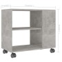 Concrete gray plywood side table 70x35x55 cm by vidaXL, Side tables - Ref: Foro24-802124, Price: 46,62 €, Discount: %