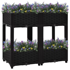 Blumenbeet 80x40x71 cm Polypropylen von vidaXL, Töpfe und Pflanzgefäße - Ref: Foro24-316535, Preis: 79,30 €, Rabatt: %