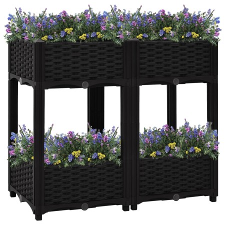 Blumenbeet 80x40x71 cm Polypropylen von vidaXL, Töpfe und Pflanzgefäße - Ref: Foro24-316535, Preis: 79,30 €, Rabatt: %