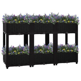 Planter box 120x40x71 cm polypropylene by vidaXL, Pots and planters - Ref: Foro24-316536, Price: 92,83 €, Discount: %