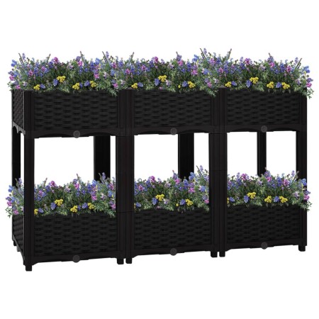 Arriate 120x40x71 cm polipropileno de vidaXL, Maceteros y jardineras - Ref: Foro24-316536, Precio: 84,45 €, Descuento: %